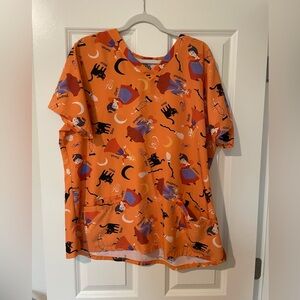 Disney Hocus Pocus Scrub Top